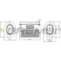 Bremsi Luftfilter FA0526