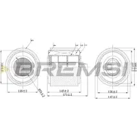 Bremsi Luftfilter FA0625