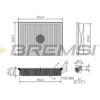 Bremsi Luftfilter FA1130