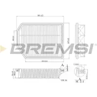 Bremsi Luftfilter FA1189