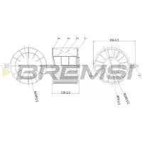 Bremsi Luftfilter FA1174