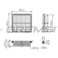 Bremsi Luftfilter FA1276