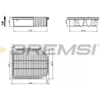 Bremsi Luftfilter FA1089