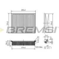 Bremsi Luftfilter FA0551