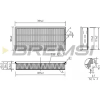 Bremsi Luftfilter FA1240