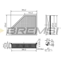 Bremsi Luftfilter FA0623