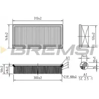 Bremsi Luftfilter FA1369