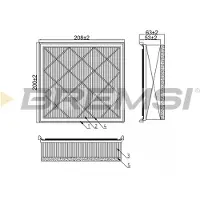Bremsi Luftfilter FA0582