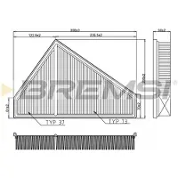 Bremsi Luftfilter FA2625