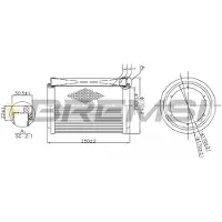 Bremsi Luftfilter FA1177