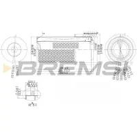 Bremsi Luftfilter FA1669
