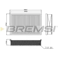 Bremsi Luftfilter FA2590