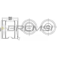 Bremsi Luftfilter FA1074