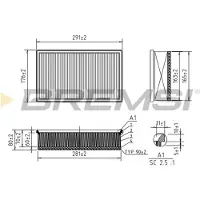 Bremsi Luftfilter FA0620