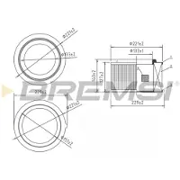 Bremsi Luftfilter FA2347