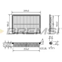 Bremsi Luftfilter FA1199