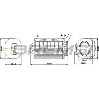Bremsi Luftfilter FA1063