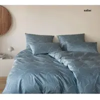 Elegante Mako-Satin Bettwäsche Circus - 135x200 cm + 40x80 cmsalbei
