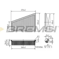 Bremsi Luftfilter FA1387