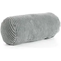 Mokebo® Nackenkissen mit Cordbezug Das Nickerchen Nackenrolle oder Kissenrolle in Grau