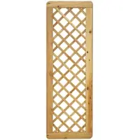 GartenLand Rankgitter NIZZA 60x180 cm Holzzaun Lärche PEFC Massiver Rahmen 44x88 mm Sehr Stabil
