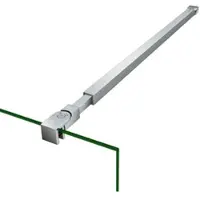 Duschparadies Stabilisator Ausziehbar Von 73 Bis 120cm Für 6-10mm Glas Walk In Dusche Hochglanz Verchromt