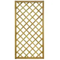 GartenLand Rankgitter VARIO Gerade 11x11 cm Loch 90x180 cm Holzzaun Kiefer PEFC KDI Grün 44x44 mm Rahmen 12x30 mm Lamellen