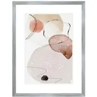 WANDStyle Bilderrahmen H950 aus Massivholz in Silber 30 x 40 cm im Stil Modern