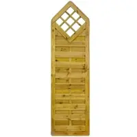 GartenLand Dichtzaun VARIO MASSIV Gerade mit Rankgitter 60x210/180 cm Holzzaun Kiefer PEFC KDI Grün Massiver Rahmen 44x68 mm Sehr Stabil