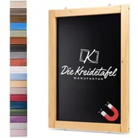 Die Kreidetafel Manufaktur Magnetische Kreidetafel - Magnettafel mit Holzrahmen / Eiche 60x90cm