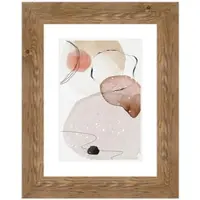 WANDStyle Bilderrahmen H780 aus Massivholz in Eiche-Optik 24 x 30 cm im Stil Modern