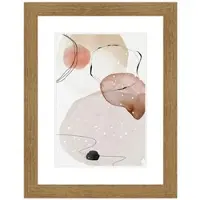 WANDStyle Bilderrahmen H750 aus Massivholz in Eiche-Optik 15 x 15 cm im Stil Landhaus