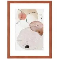 WANDStyle Bilderrahmen H320 aus Massivholz in Kirschbaum-Optik 21 x 29,7 cm im Stil Klassisch