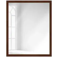 WANDStyle Wandspiegel H960 aus Massivholz in Nussbaum-Optik 63 x 83 cm im Stil Modern
