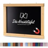 Die Kreidetafel Manufaktur Magnetische Kreidetafel - Magnettafel mit Holzrahmen / Eiche 50x30cm