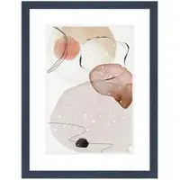 WANDStyle Bilderrahmen H300 aus Massivholz in Dunkelblau 24 x 30 cm im Stil Modern