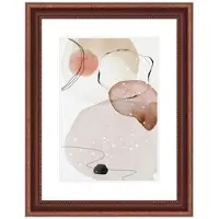 WANDStyle Bilderrahmen H390 aus Massivholz in Braun 21 x 29,7 cm im Stil Landhaus