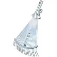Galaflor Laubbesen aus Metall 22 Zinken Verstellbar 27 bis 50 cm