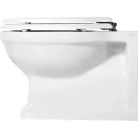 Simas WC Abgang waagrecht/WC wandhängend Retro/Vintage Serie London Weiß von