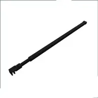 Duschparadies Stabilisator Ausziehbar Von 73 Bis 120cm Für 6-10mm Glas Walk In Dusche Schwarz