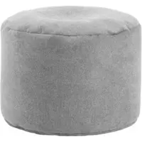 Mokebo® Minipouf oder Hocker Der Ruhepouf Beistelltisch Sitzhocker oder Fußhocker in Grau