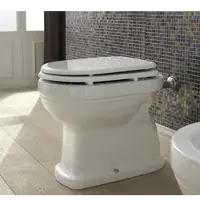 Sbordoni WC Abgang senkrecht/WC Abgang waagrecht Retro/Vintage Serie Masaccio Weiß von