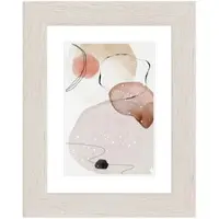 WANDStyle Bilderrahmen H780 aus Massivholz in Weiß 40 x 50 cm im Stil Modern
