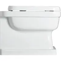 Simas WC Abgang senkrecht/WC Abgang waagrecht Retro/Vintage Serie Imperial Weiß von