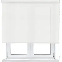 VIEWTEX Seitenzugrollo Screen 10% Öffnungsgrad Weiß 150 x 190 cm