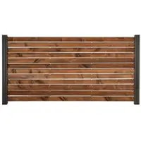 GartenLand Rhombus Holz Zaun Craftwood ca. 180 x 87 cm Skandinavische Kiefer Braun Ohne Pfosten Ohne Abschlussleiste