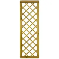 GartenLand Rankgitter VARIO MASSIV 60x180 cm Holzzaun Kiefer PEFC KDI Grün Massiver Rahmen 44x68 mm Sehr Stabil