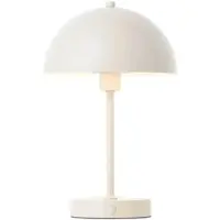 Mokebo® LED Tischlampe Kabellos Akku Tischleuchte Dimmbar und Aufladbar Der Leuchtturm in Beige
