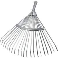 Galaflor Laubbesen aus Stahl 22 Zinken Feststehend 46 cm