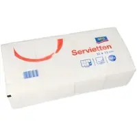 Aro 5000 "" Servietten, 1-lagig 1/8-Falz 33 cm x 33 cm weiss
